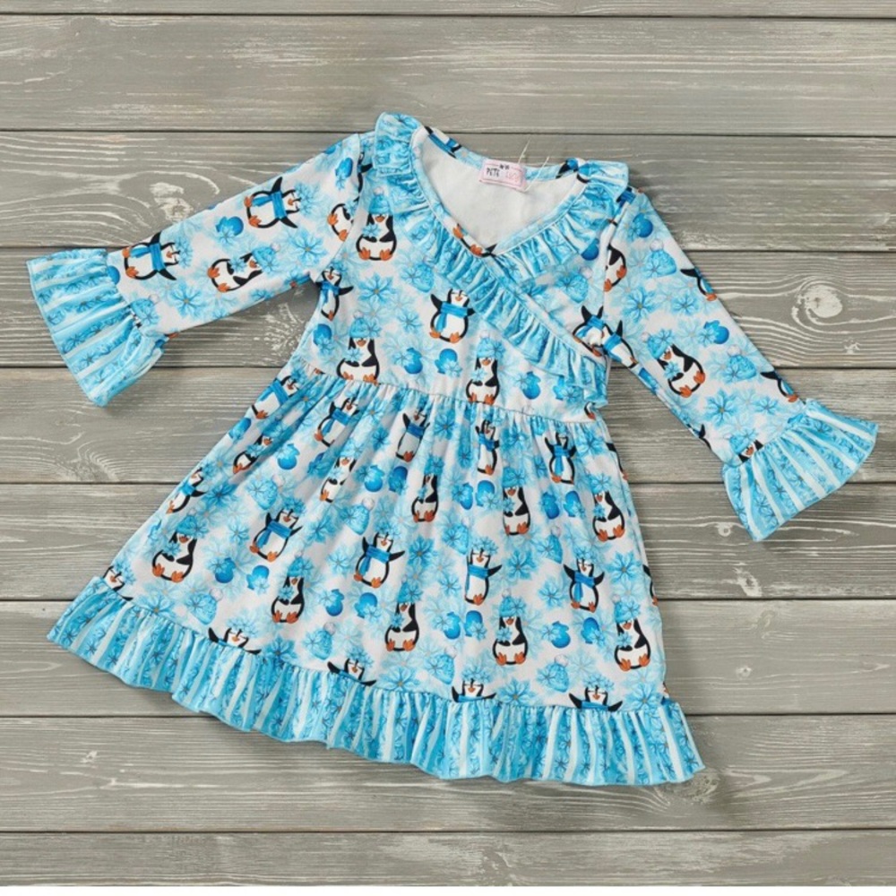 NWT Pete+Lucy Playful Penguin Dress